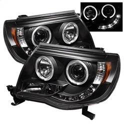 Spyder Auto - Spyder Auto 5011916 Black/Clear Halo Projector Headlights for 05-11 Tacoma