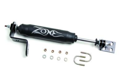 Zone Offroad - Zone Offroad ZON7100 Single Steering Stabilizer Black for Silverado/Sierra 1500