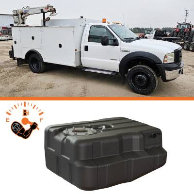 TITAN Fuel Tanks - TITAN Fuel Tanks 8020099 After-Axle Utility Tank for Cab & Chassis Ford