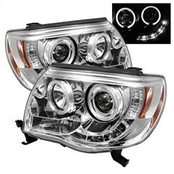 Spyder Auto - Spyder Auto 5011923 Halo Projector Headlights Chrome/Clear for 05-11 Tacoma