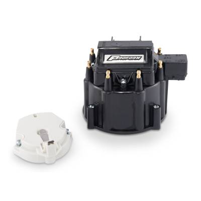 Proform - Proform 66942BKC Engine Distributor GM HEI Coil Cap & Rotor Kit Black Cap