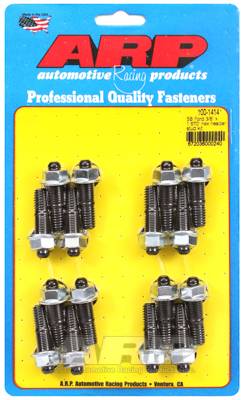 ARP Auto Racing - ARP 100-1414 Header Stud Kit Hex Head 16PC Black Oxide 3/8 UHL 1.67