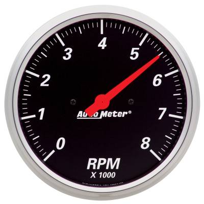 AutoMeter - AutoMeter 1499 Designer Black In-Dash Tachometer Gauge 0-8000RPM 5"