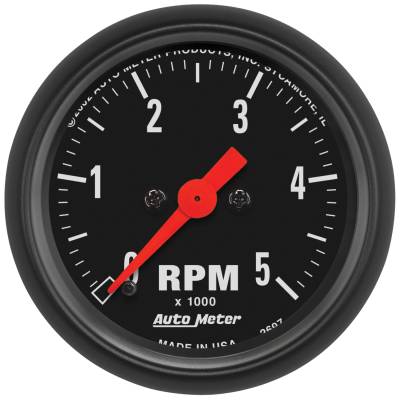 AutoMeter - AutoMeter 2697 Z-Series In-Dash Tachometer Gauge 5000RPM 2-1/16"