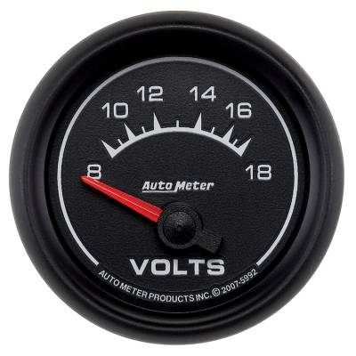AutoMeter - AutoMeter 5992 Air Core Electric Volt Meter Gauge 8-18V 2-1/16" ES