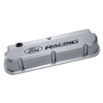 Ford Performance Parts - Ford Racing 302-138 Tall Polished Valve Covers Recessed Logo for SBF