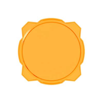 KC Hilites - KC HiLiTES 5112 Gravity LED Pro6 Light Shield Cover 6" Amber Each