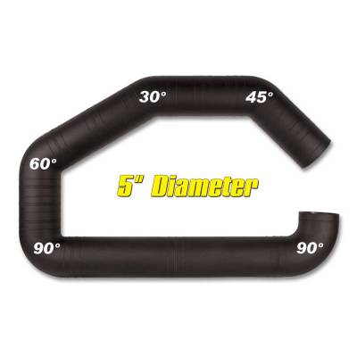 Airaid - Airaid 100-500 UBI "U-Build-It" Cold Air Intake Tube 5.0" Complete Intake Tube