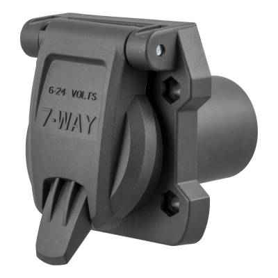 CURT - CURT 55416 Heavy Duty Replacement 7-Way RV Blade Socket