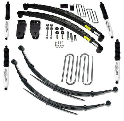 Tuff Country - Tuff Country 24834KN 4" Lift Kit w/Rear Springs w/SX8000 Shocks for 97 F250 4WD