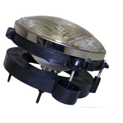 Crown Automotive Jeep Replacement - Crown 55055032AE Right Headlight Assembly for 97-06 Jeep Wrangler TJ