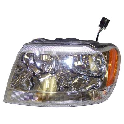 Crown Automotive Jeep Replacement - Crown 55155553AD Left Headlight Assembly for 99-04 Jeep Grand Cherokee WJ