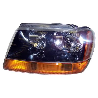 Crown Automotive Jeep Replacement - Crown 55155129AB Left Headlight Assembly for 99-01 Jeep Grand Cherokee WJ