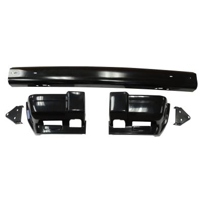 Crown Automotive Jeep Replacement - Crown Automotive 5EE85TZZACK Front Bumper Kit for 97-01 Jeep Cherokee XJ