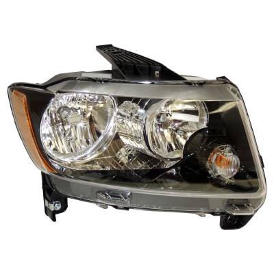 Crown Automotive Jeep Replacement - Crown Automotive 68171214AB Headlight for 12-17 Jeep Compass