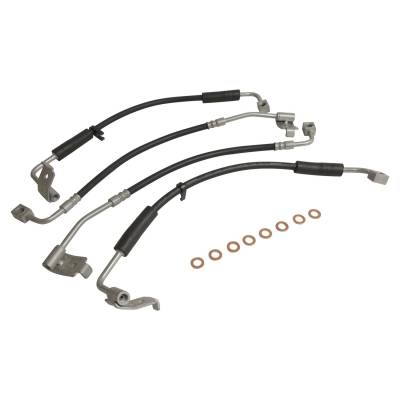 Crown Automotive Jeep Replacement - Crown Automotive BHK1 Brake Hose Kit for 07-10 Jeep Wrangler JK
