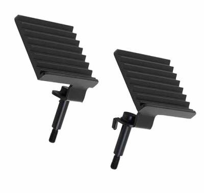 Fishbone Offroad - Fishbone Offroad FB21040 Foot Pegs Set Black for 07-18 Jeep Wrangler JK