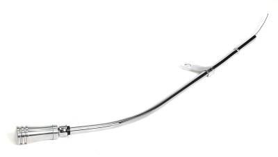 Trans-Dapt Performance - Trans-Dapt 8905 Chrome Tube 23" Billet Handle Engine Oil Dipstick 80-85 Chevy