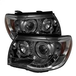 Spyder Auto - Spyder Auto 5011930 LED Halo Projector Headlights Chrome/Smoked for 05-11 Tacoma