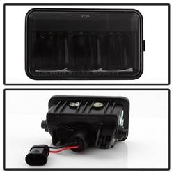 Spyder Auto - Spyder Auto LED 5083975 Fog Lights Black/Clear for 15-16 Ford F150