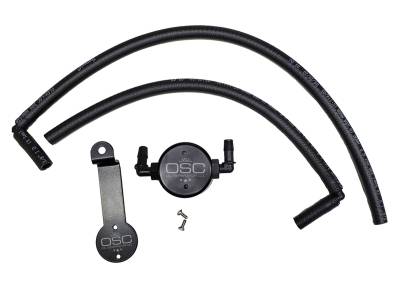 J&L Oil Separator Co - J&L Oil Separator 3107D-B 3.0 Driver Side Mounted Black