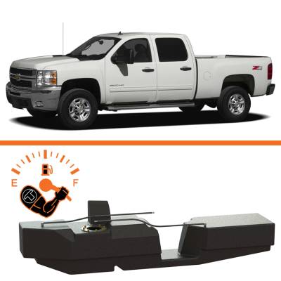 TITAN Fuel Tanks - TITAN Fuel Tanks 7010201 SUPER SERIES XXL Under-Body 52 Gallon Diesel Tank