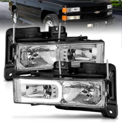 Anzo USA - Anzo USA 111499 Crystal Headlight Set