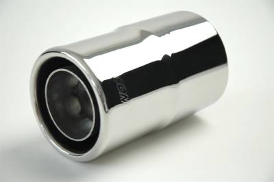 Gibson Performance Exhaust - Gibson Performance 310001 4" Inlet Power Tip Muffler Clamp-On Rolled Edge Tip