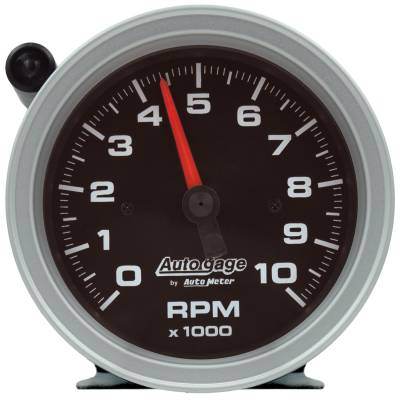 AutoMeter - AutoMeter 233908 Autogage Pedestal Tacho w/External Shift-Light 10000RPM 3-3/4"