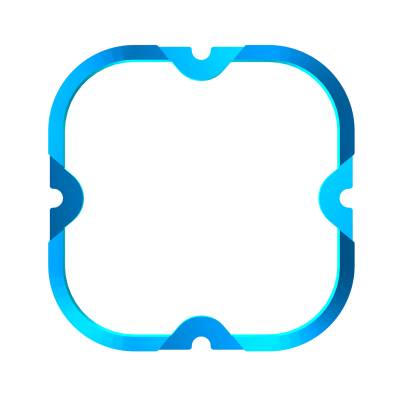 KC Hilites - KC HiLiTES 30572 Bezel Ring Flex Era-4 Blue 1PC