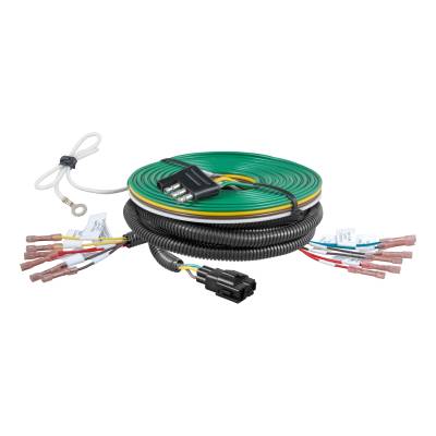 CURT - CURT 58979 Universal Splice-In Towed-Vehicle RV Wiring Harness for Dinghy Towing
