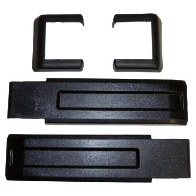 Crown Automotive Jeep Replacement - Crown Automotive 55397091K Tailgate Hinge Cover Set for 07-18 Jeep Wrangler JK