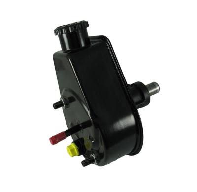 Borgeson - Borgeson 800325 Saginaw Self Contained Style Black Res. P/S Pump for 75-91 Jeep