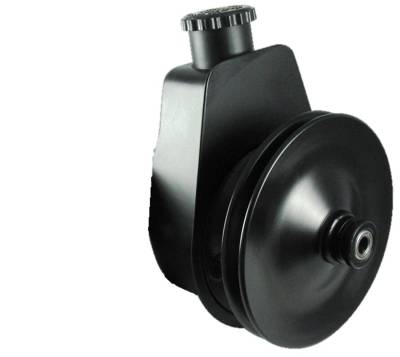 Borgeson - Borgeson 800329 Saginaw Self Contained P/S Pump Black w/Straight Return Tube.