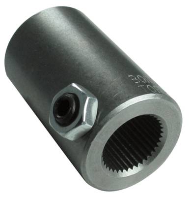 Borgeson - Borgeson 311800 Steering Coupler Steel 5/8-36 x 3/4 Smooth Bore