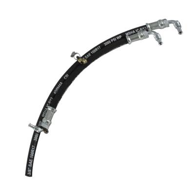 Borgeson - Borgeson 925101 Rubber 2PC P/S Hose Kit GM Pump To 74-78 Mustang R/P