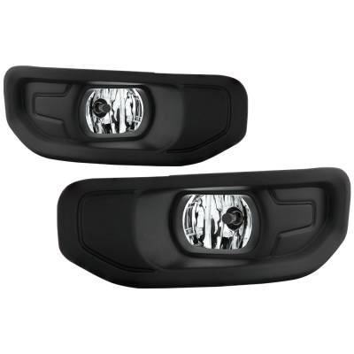 Spyder Auto - Spyder Auto 5086990 Halogen Fog Lights w/Universal Switch Clear for 19-20 1500