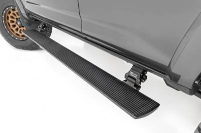Rough Country Suspension Systems - Rough Country PSR621510 Power Running Boards Black for 10-24 Toyota 4Runner
