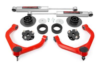 Rough Country Suspension Systems - Rough Country 31230RED 3" N3 Suspension Lift Kit for 12-18 RAM 1500/Classic 4WD