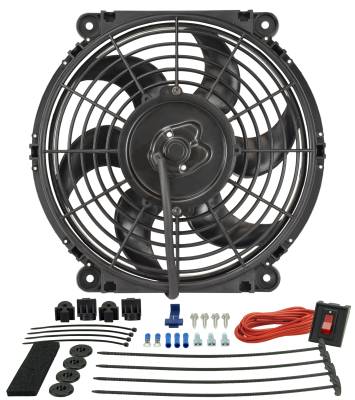 Derale - Derale 16510 10" Tornado Electric Puller Fan Premium Mounting Kit