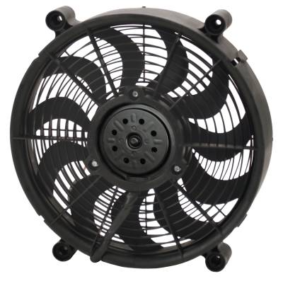 Derale - Derale 16913 14" High Output Single Pusher/Puller Fan w/Standard Mount Kit