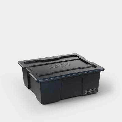 DECKED - CargoGlide A0041-DBIN-BLK Payloader 32 D-Co Bin w/Snap-On Lid Black