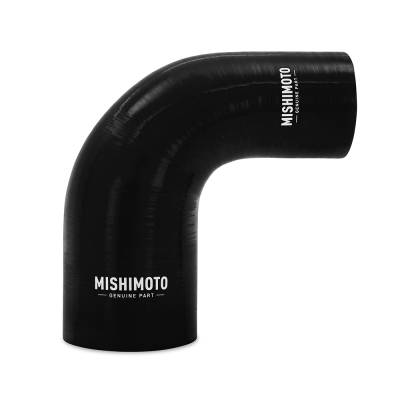 Mishimoto - Mishimoto MMCP-R90-3035BK 90-DEG Silicone Transition Coupler 3.00"-3.50" Black