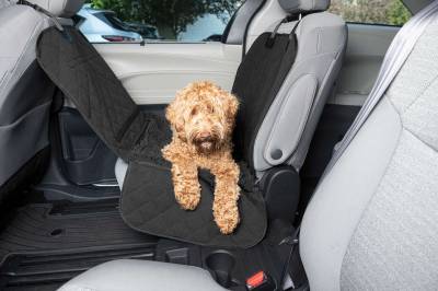 DGS Pet Products - DGS Pet Products DGSDDSGCARSC19 Dirty Dog Single Car Seat Cover & Hammock Bla