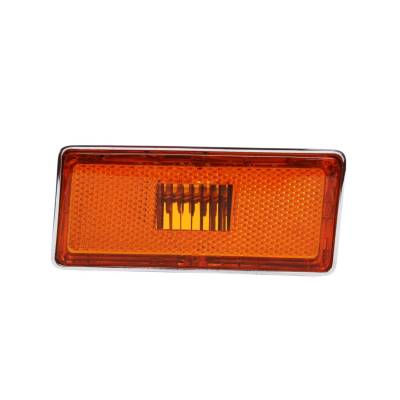 Trim Parts - Trim Parts 5343 73-74 Early Corvette Left Hand Front Marker Light Assembly EACH