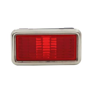 Trim Parts - Trim Parts A5796 68-69 Corvette Rear Red Side Marker Light Lens EACH