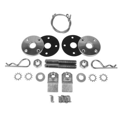 Trim Parts - Trim Parts MPHP113KSZ 13" Stainless Steel Hood Pin Kit 70-71 Duster & Scamp