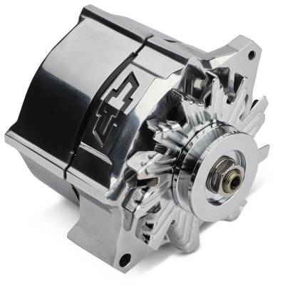 Proform - Proform 141-156 Slant-Edge Alternator 100A 12V 1-Wire Polished GM 10SI V-Belt