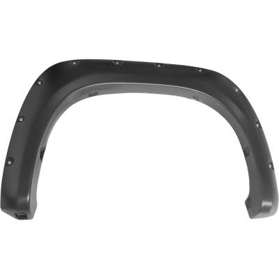 Black Horse Off Road - Black Horse FPSRA10T FENDER FLARES RIVETED Style Black for 09-18 Dodge RAM 1500