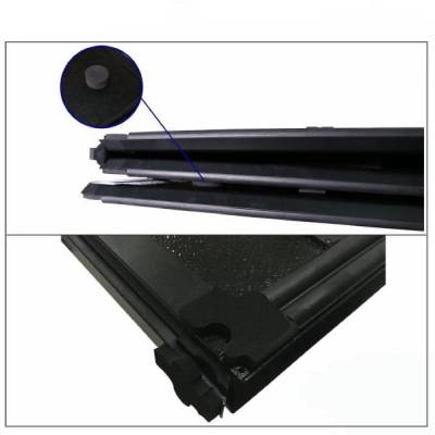 Black Horse Off Road - Black Horse HTF-DO19 Hard Tonneau Cover Black Sierra/Silverado 3500/2500HD